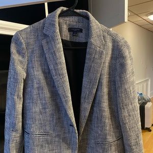 Gray Ann taylor blazer 14p